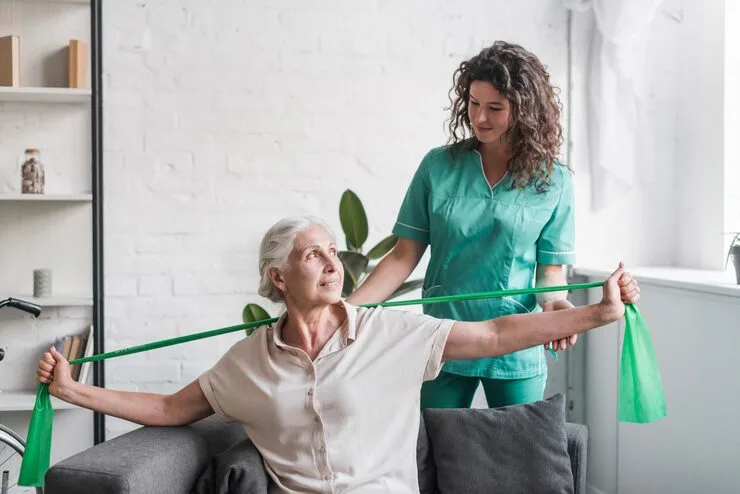 fisioterapia para reabilitação em casa